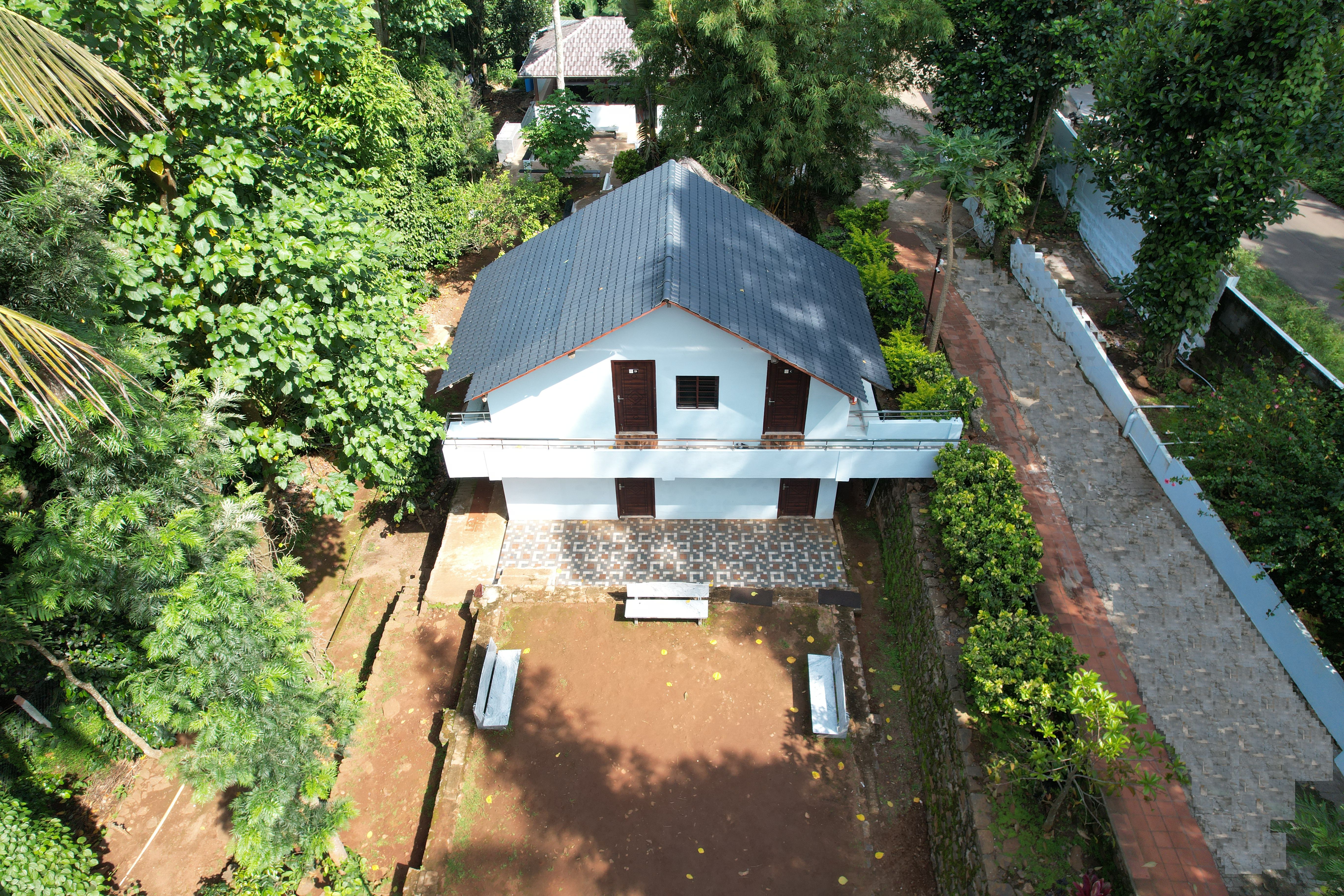 Aerial view of Seattle Garden rooms